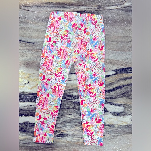 Crown & Ivy Kids- Spring Bunny Leggings- Size 3T - Picture 3 of 6